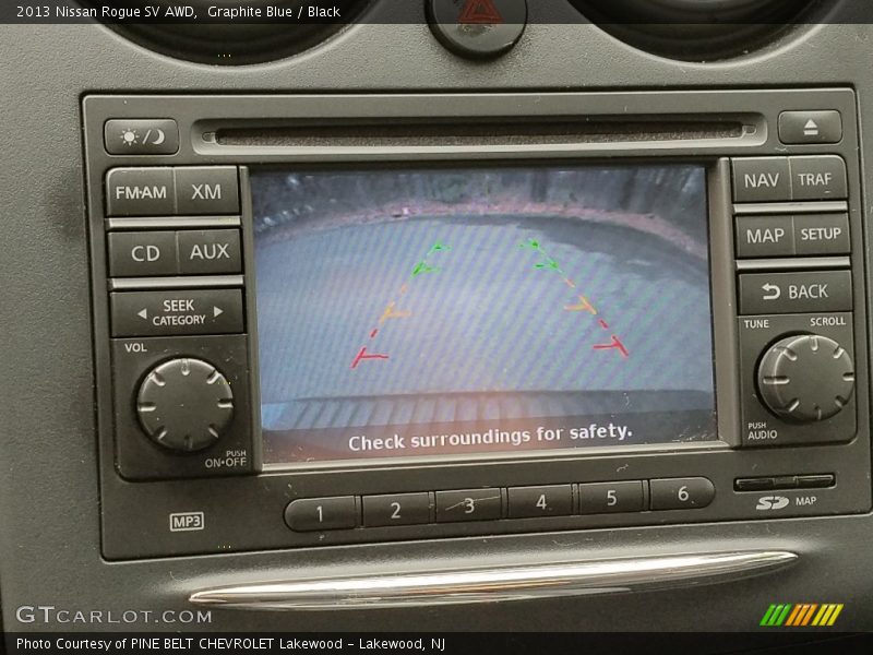 Graphite Blue / Black 2013 Nissan Rogue SV AWD