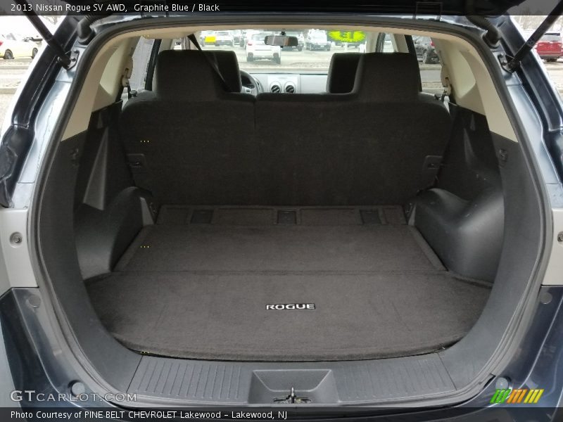 Graphite Blue / Black 2013 Nissan Rogue SV AWD