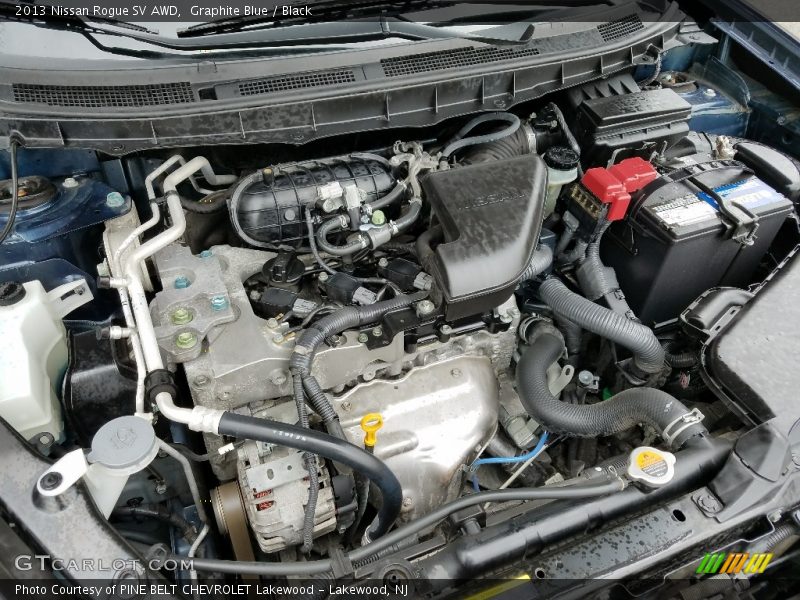 Graphite Blue / Black 2013 Nissan Rogue SV AWD