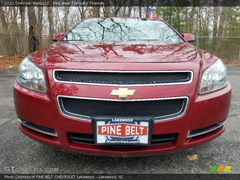 Red Jewel Tintcoat / Titanium 2011 Chevrolet Malibu LT