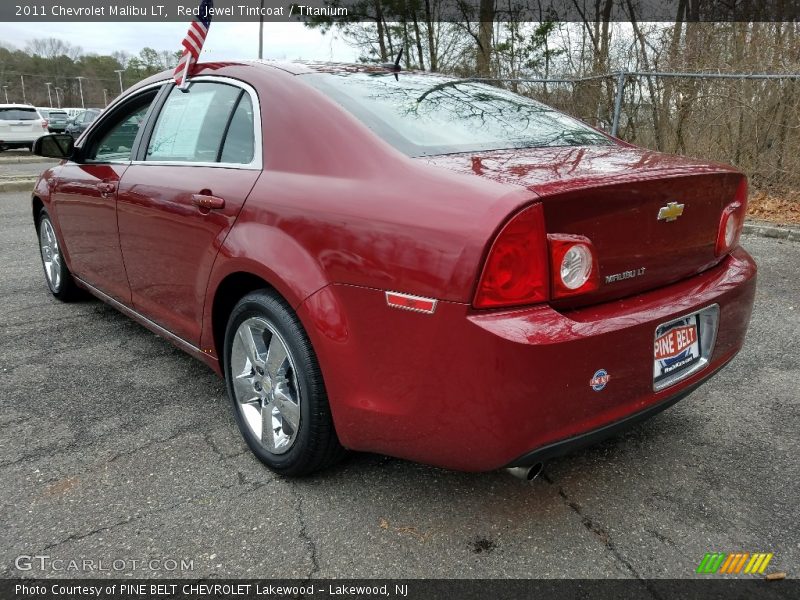 Red Jewel Tintcoat / Titanium 2011 Chevrolet Malibu LT