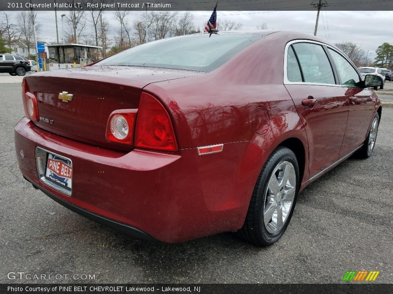 Red Jewel Tintcoat / Titanium 2011 Chevrolet Malibu LT