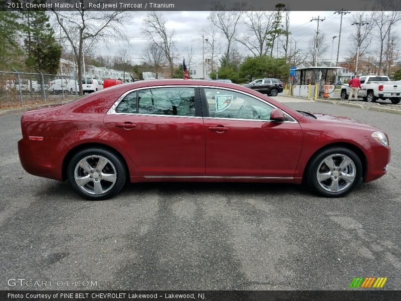 Red Jewel Tintcoat / Titanium 2011 Chevrolet Malibu LT