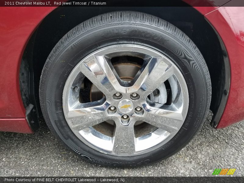 Red Jewel Tintcoat / Titanium 2011 Chevrolet Malibu LT