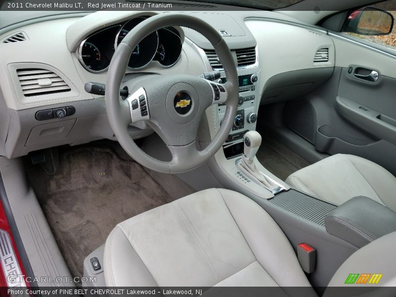 Red Jewel Tintcoat / Titanium 2011 Chevrolet Malibu LT