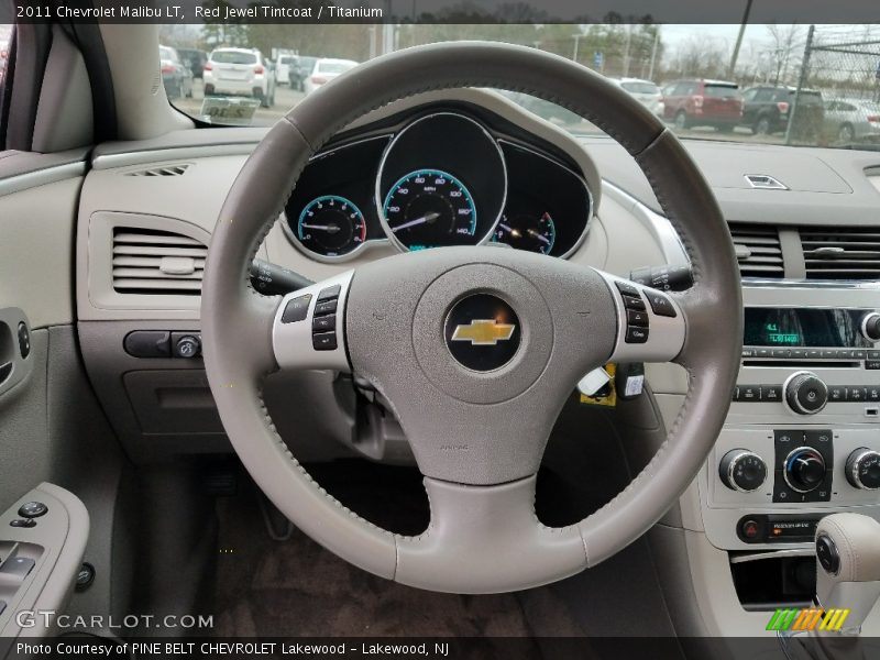 Red Jewel Tintcoat / Titanium 2011 Chevrolet Malibu LT
