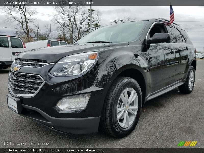 Black / Light Titanium/Jet Black 2017 Chevrolet Equinox LT