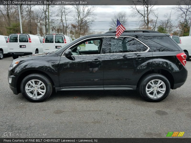 Black / Light Titanium/Jet Black 2017 Chevrolet Equinox LT