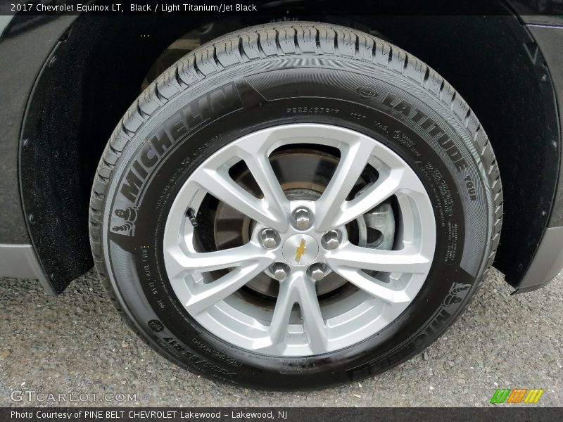 Black / Light Titanium/Jet Black 2017 Chevrolet Equinox LT