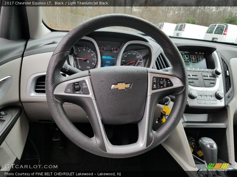 Black / Light Titanium/Jet Black 2017 Chevrolet Equinox LT