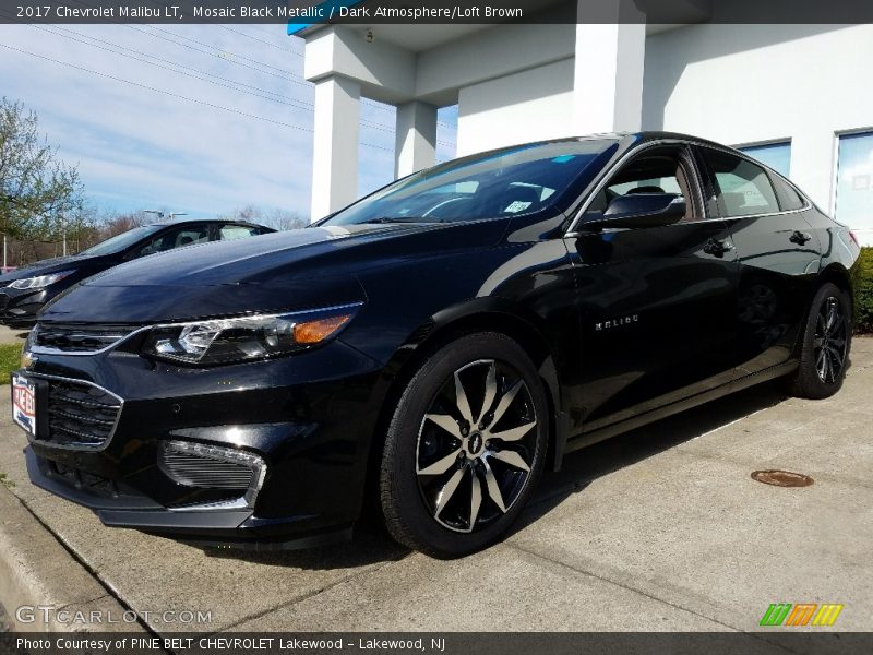 Mosaic Black Metallic / Dark Atmosphere/Loft Brown 2017 Chevrolet Malibu LT