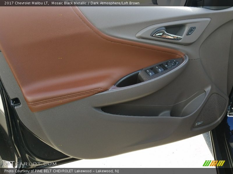 Mosaic Black Metallic / Dark Atmosphere/Loft Brown 2017 Chevrolet Malibu LT