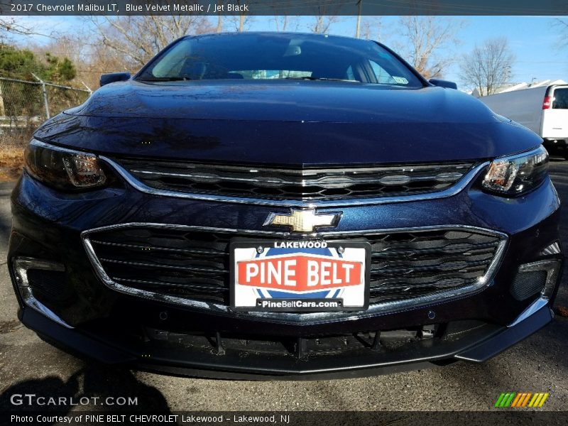 Blue Velvet Metallic / Jet Black 2017 Chevrolet Malibu LT