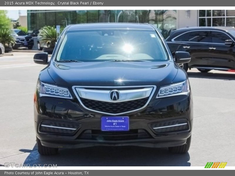 Crystal Black Pearl / Ebony 2015 Acura MDX Technology