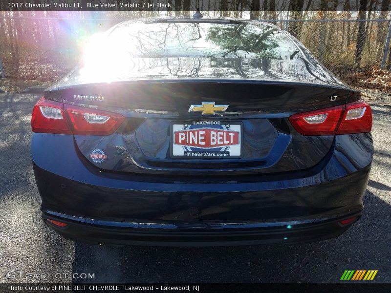 Blue Velvet Metallic / Jet Black 2017 Chevrolet Malibu LT