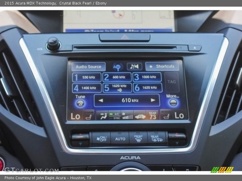 Crystal Black Pearl / Ebony 2015 Acura MDX Technology