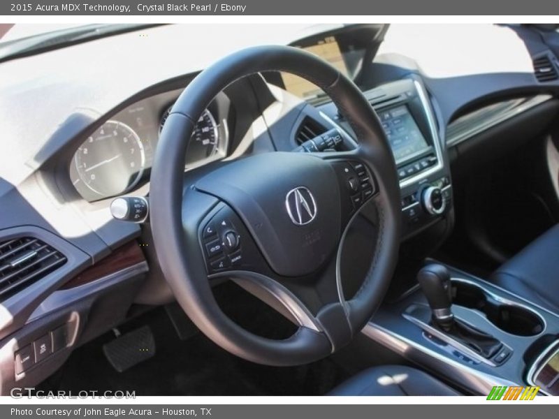 Crystal Black Pearl / Ebony 2015 Acura MDX Technology