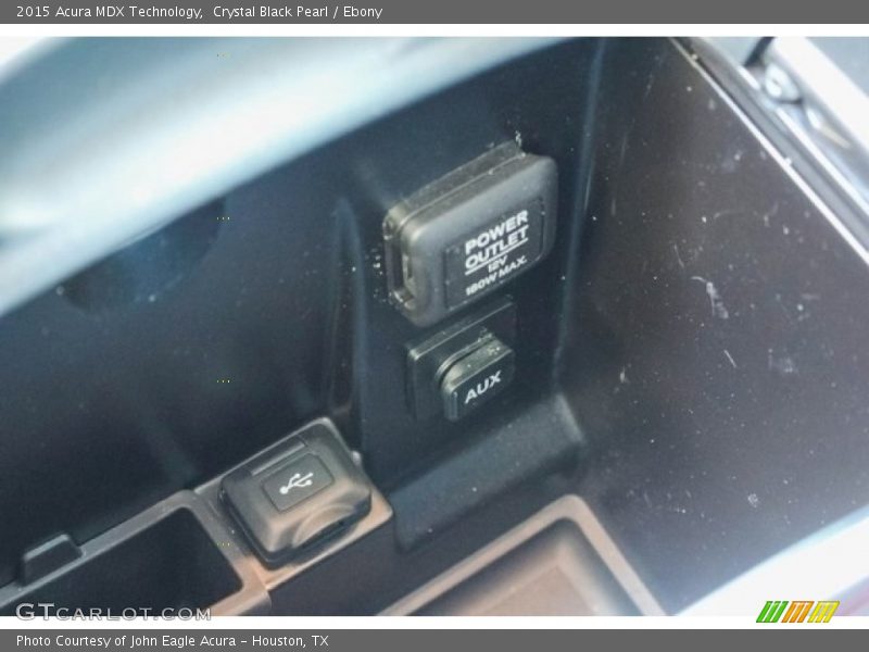 Crystal Black Pearl / Ebony 2015 Acura MDX Technology