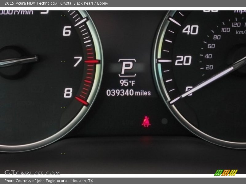 Crystal Black Pearl / Ebony 2015 Acura MDX Technology