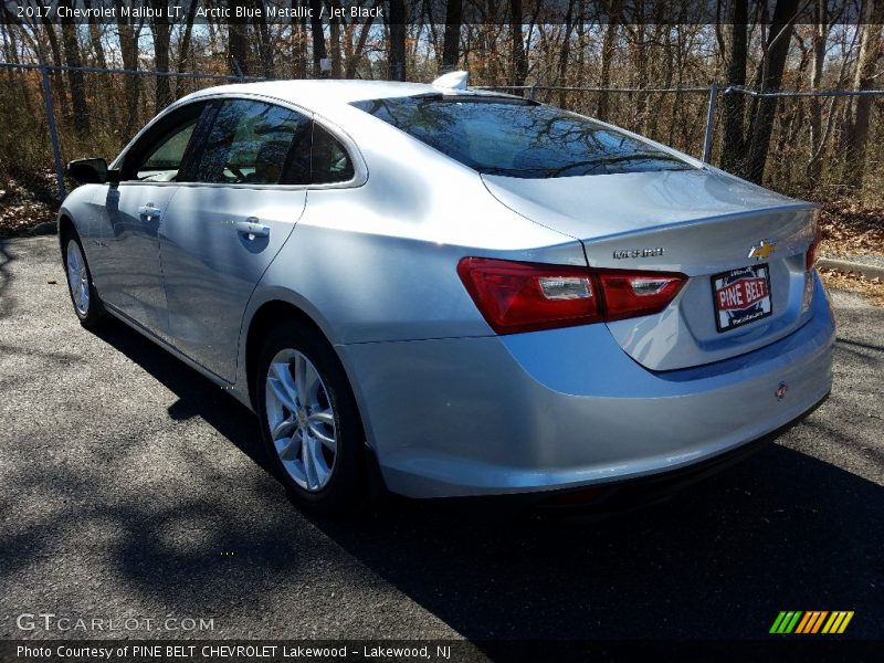 Arctic Blue Metallic / Jet Black 2017 Chevrolet Malibu LT