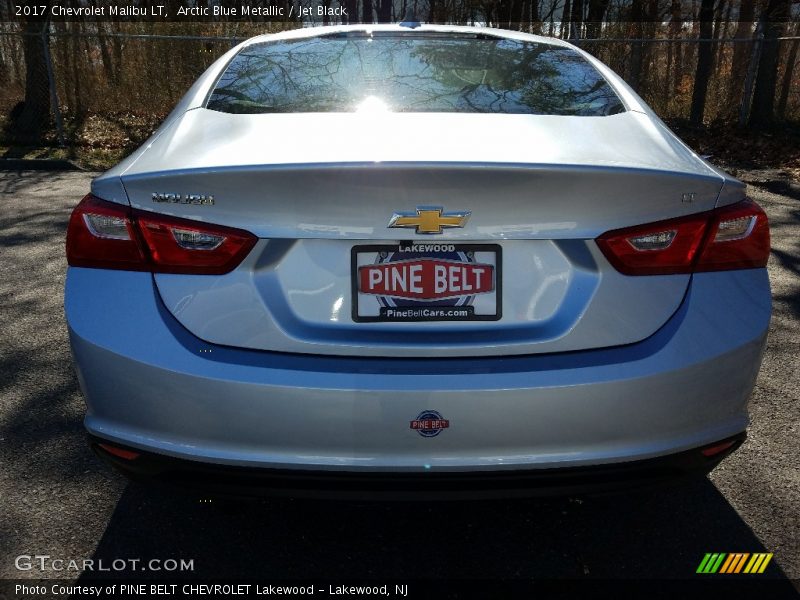 Arctic Blue Metallic / Jet Black 2017 Chevrolet Malibu LT
