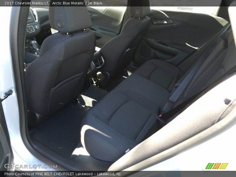 Arctic Blue Metallic / Jet Black 2017 Chevrolet Malibu LT