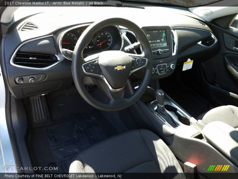 Arctic Blue Metallic / Jet Black 2017 Chevrolet Malibu LT