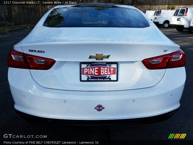 Summit White / Jet Black 2017 Chevrolet Malibu LT