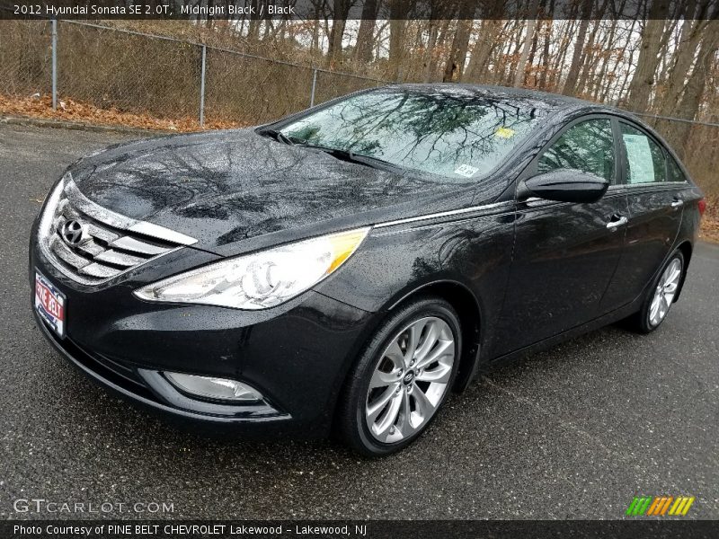Midnight Black / Black 2012 Hyundai Sonata SE 2.0T