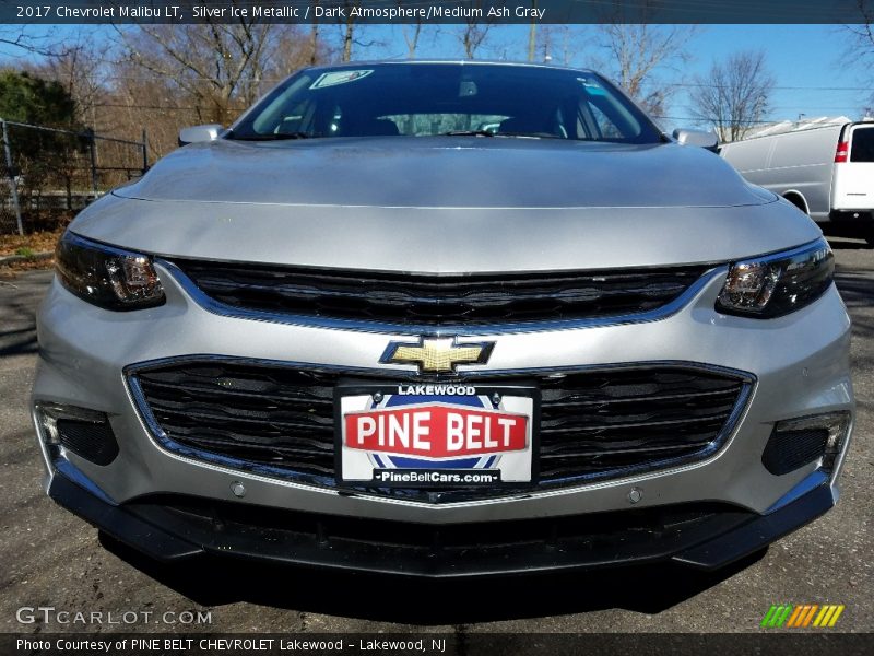 Silver Ice Metallic / Dark Atmosphere/Medium Ash Gray 2017 Chevrolet Malibu LT