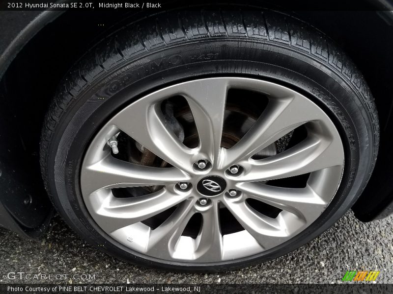 Midnight Black / Black 2012 Hyundai Sonata SE 2.0T