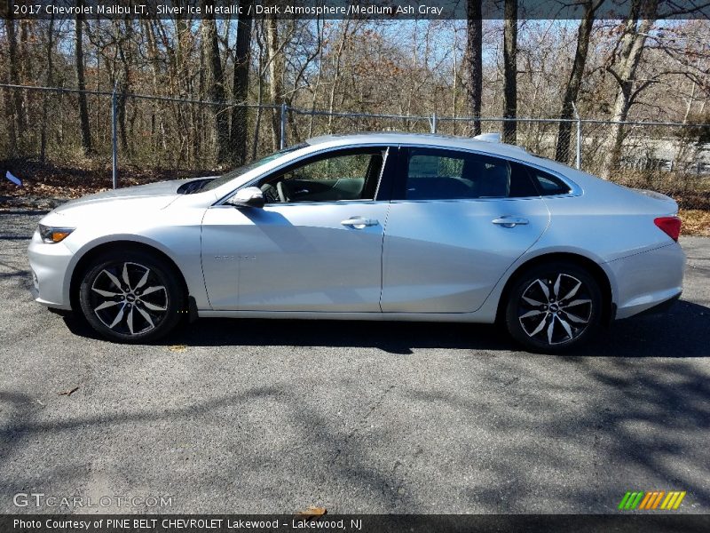 Silver Ice Metallic / Dark Atmosphere/Medium Ash Gray 2017 Chevrolet Malibu LT