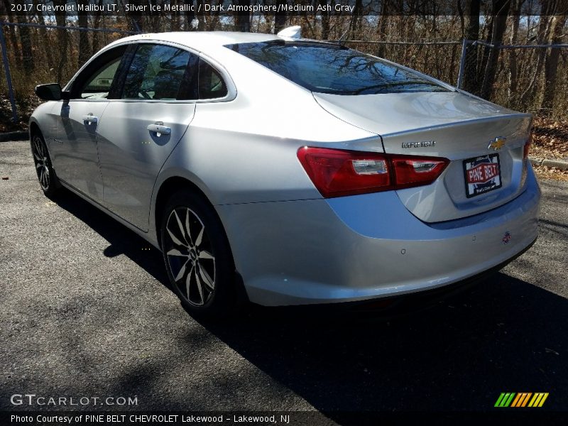 Silver Ice Metallic / Dark Atmosphere/Medium Ash Gray 2017 Chevrolet Malibu LT