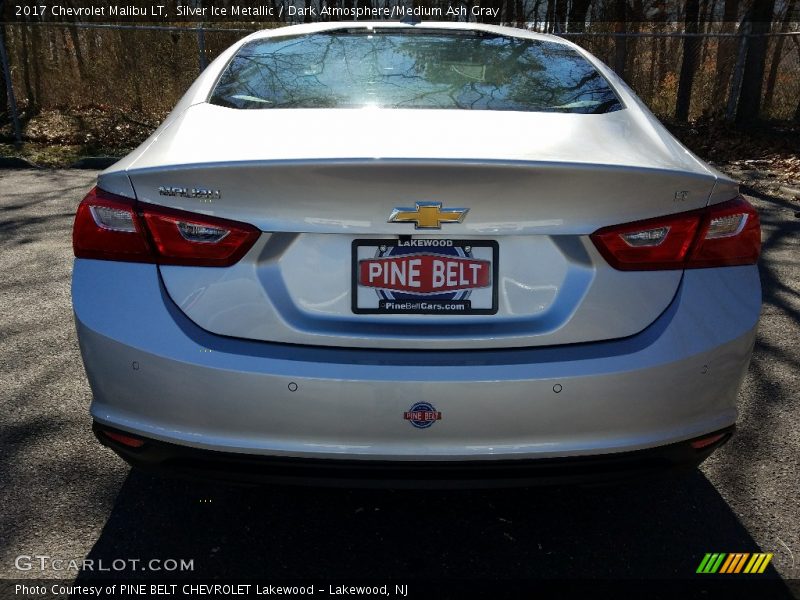 Silver Ice Metallic / Dark Atmosphere/Medium Ash Gray 2017 Chevrolet Malibu LT