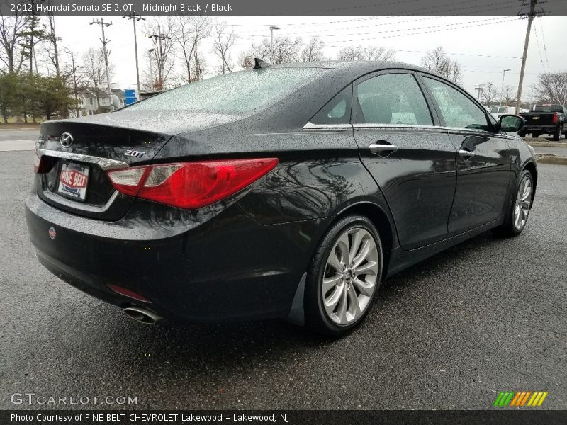 Midnight Black / Black 2012 Hyundai Sonata SE 2.0T