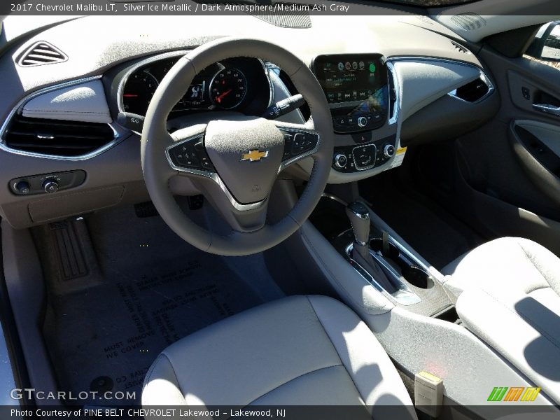Silver Ice Metallic / Dark Atmosphere/Medium Ash Gray 2017 Chevrolet Malibu LT