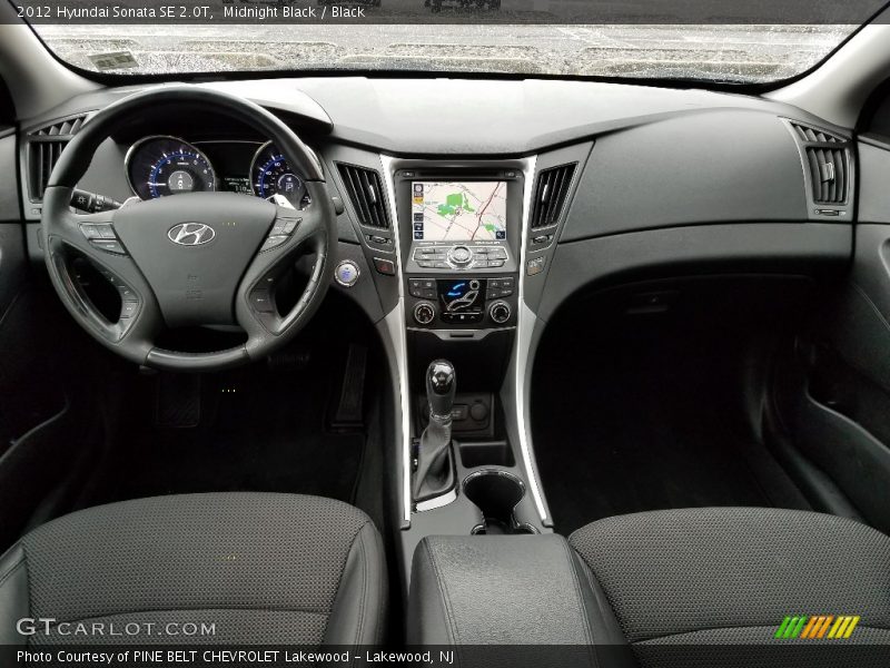 Midnight Black / Black 2012 Hyundai Sonata SE 2.0T