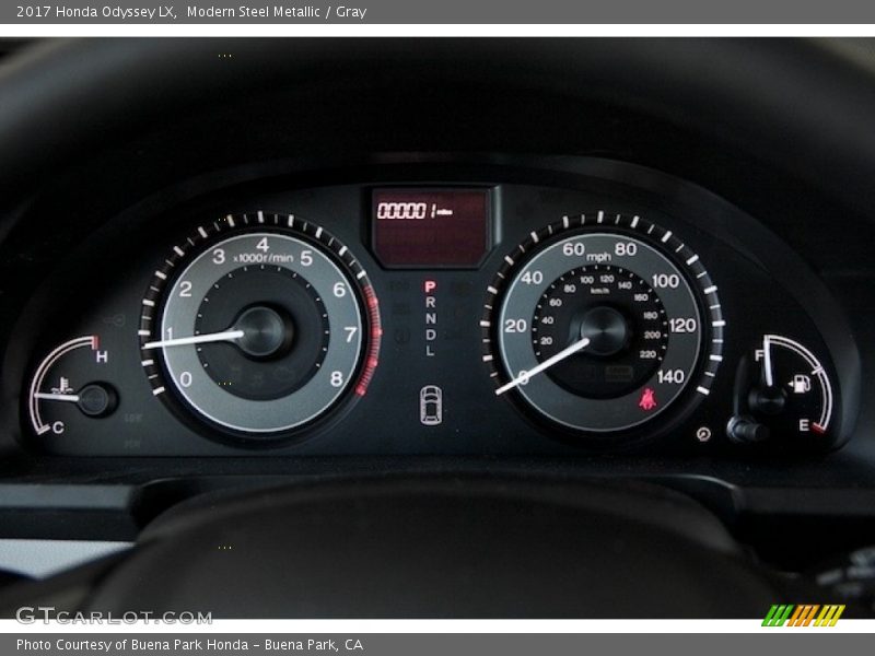 Modern Steel Metallic / Gray 2017 Honda Odyssey LX