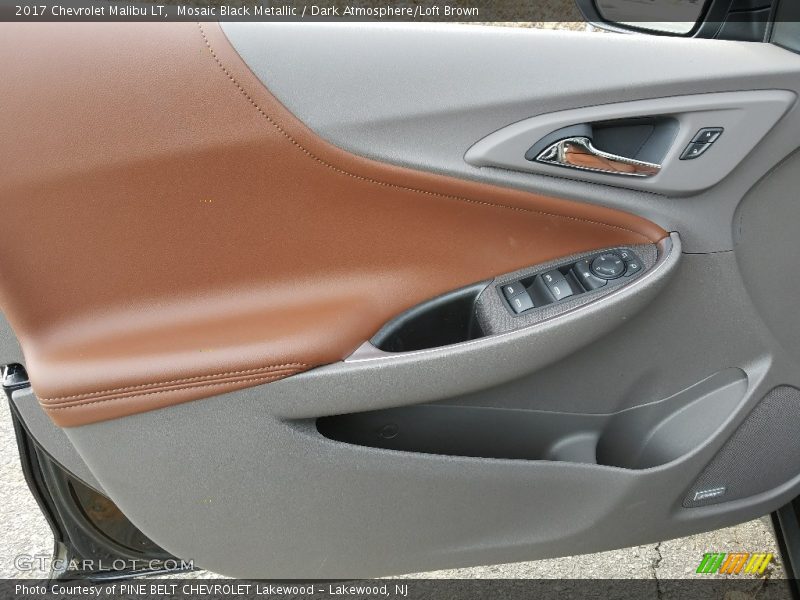 Mosaic Black Metallic / Dark Atmosphere/Loft Brown 2017 Chevrolet Malibu LT