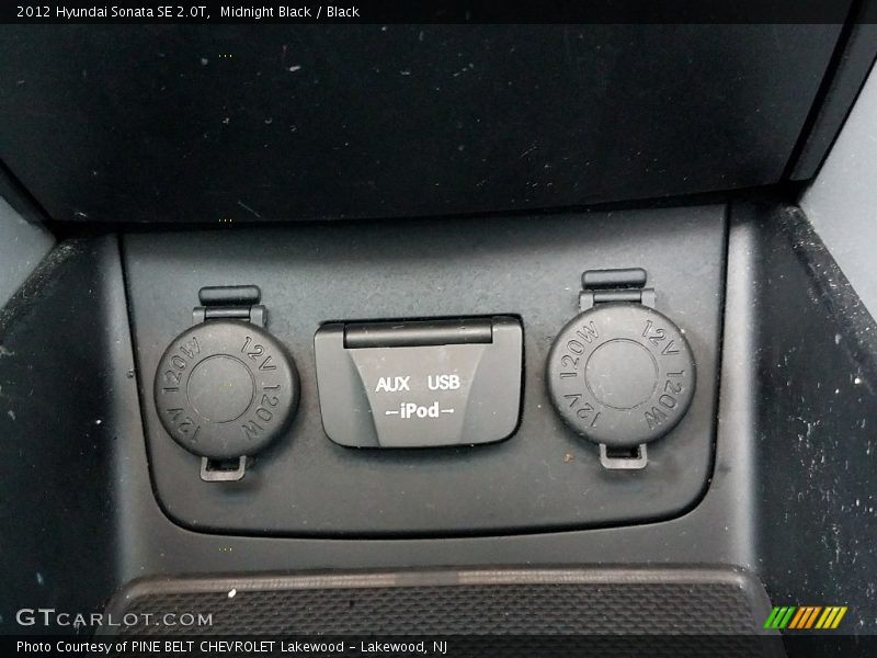 Midnight Black / Black 2012 Hyundai Sonata SE 2.0T