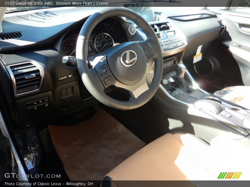 Eminent White Pearl / Creme 2017 Lexus NX 200t AWD