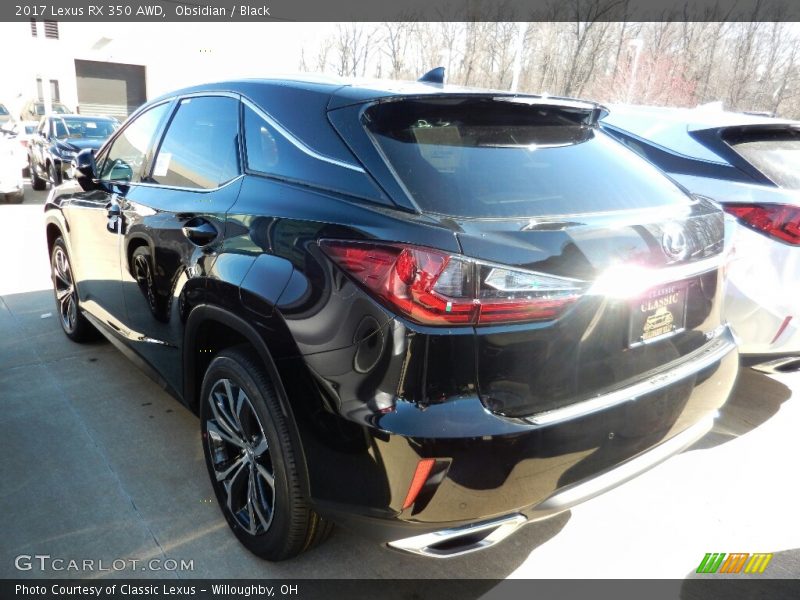 Obsidian / Black 2017 Lexus RX 350 AWD