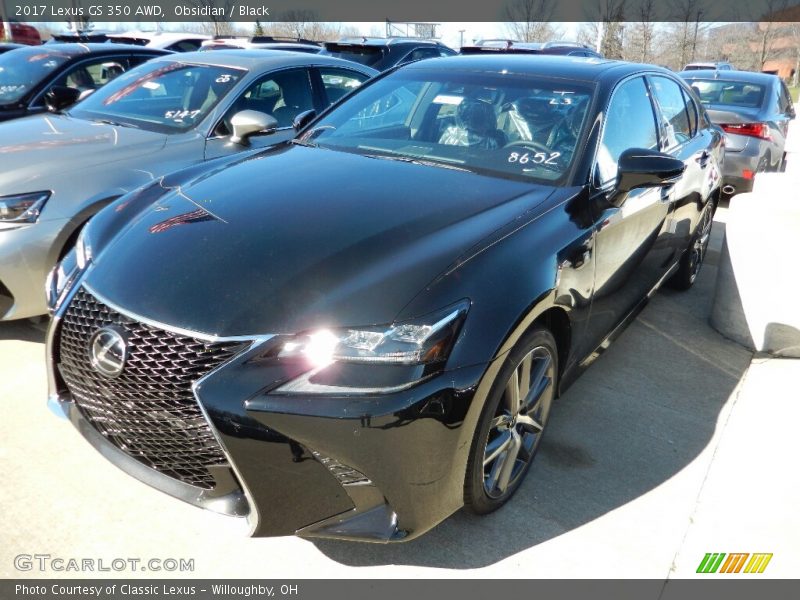 Obsidian / Black 2017 Lexus GS 350 AWD