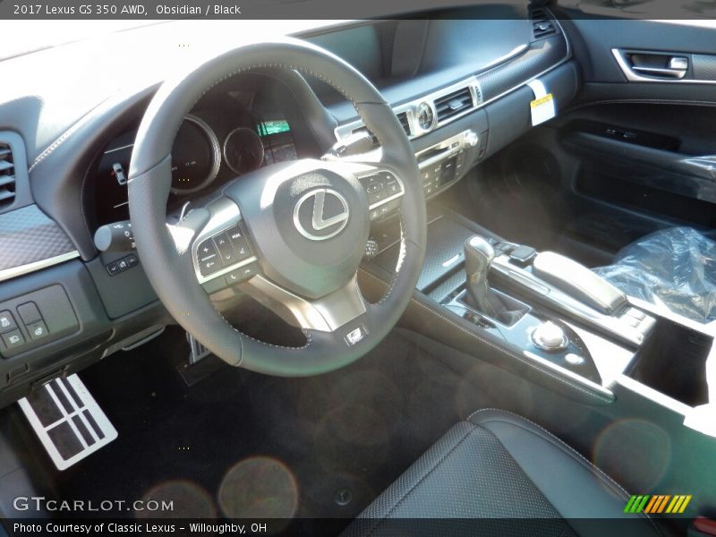 Obsidian / Black 2017 Lexus GS 350 AWD