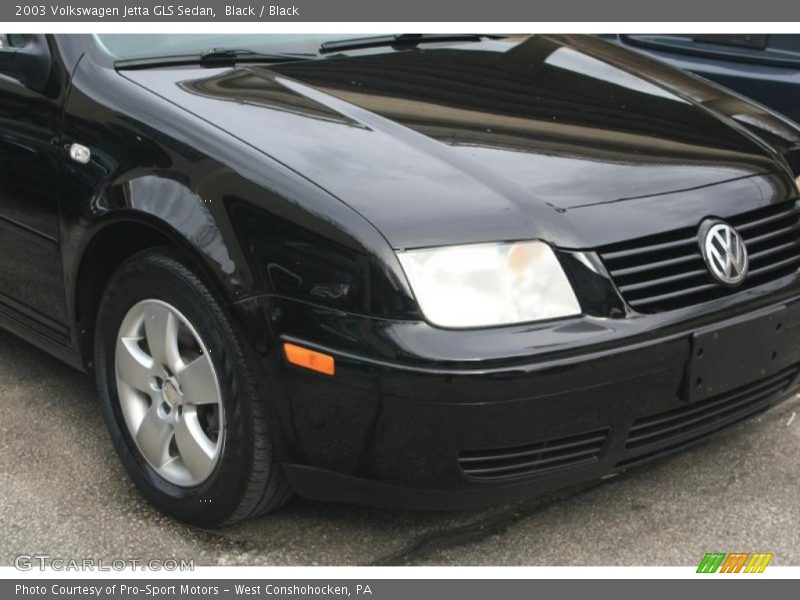 Black / Black 2003 Volkswagen Jetta GLS Sedan