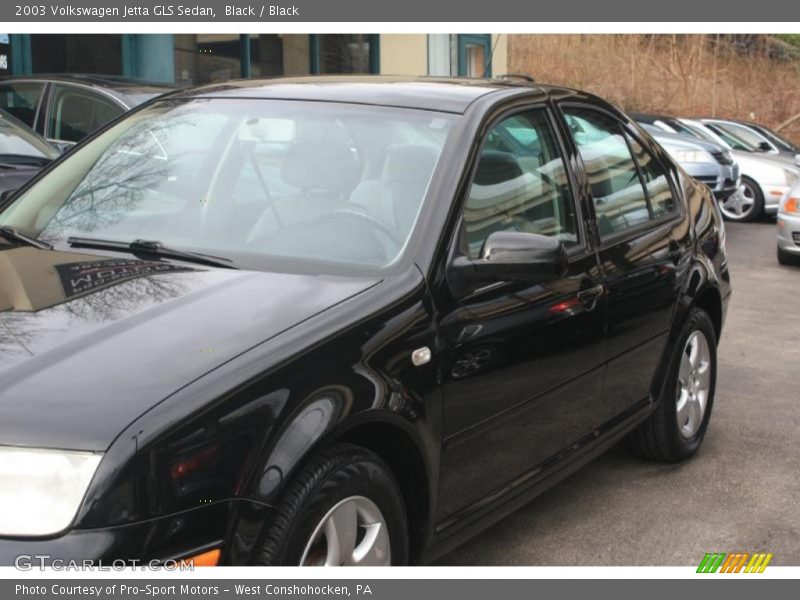 Black / Black 2003 Volkswagen Jetta GLS Sedan