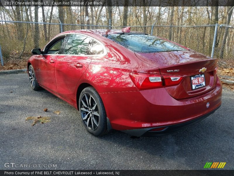 Cajun Red Tintcoat / Jet Black 2017 Chevrolet Malibu LT