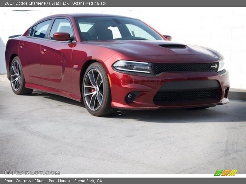 Octane Red / Black 2017 Dodge Charger R/T Scat Pack