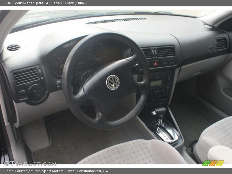 Black / Black 2003 Volkswagen Jetta GLS Sedan