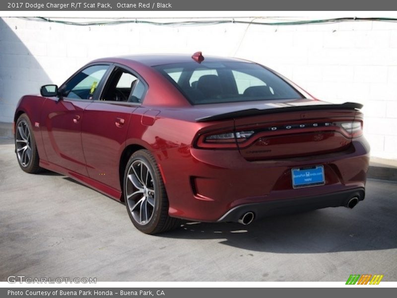 Octane Red / Black 2017 Dodge Charger R/T Scat Pack